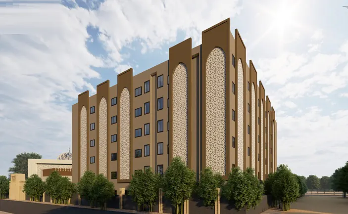 School & Residential Block